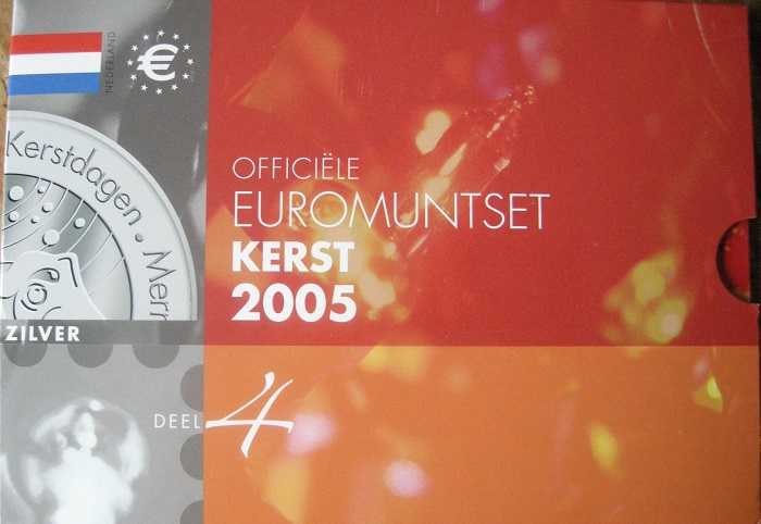 (afbeelding voor) Kerstset Nederland 2005 BU ZILVER